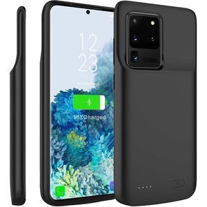 New 4800mAh Rechargeable Black Battery Case for Samsung Galaxy S20